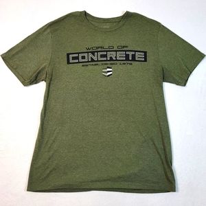 Piston Driven Men's L Green Short Sleeve Crew Neck Graphic T Shirt Made In USA